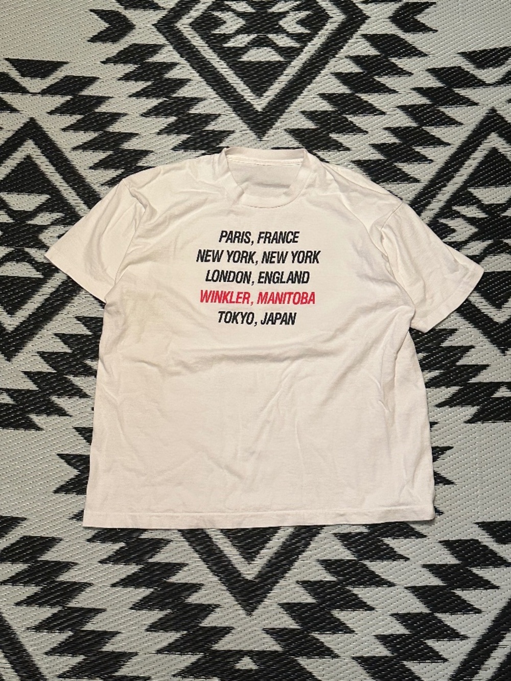 Vintage Single Stitch Humour Winkler, Manitoba Major City Tee